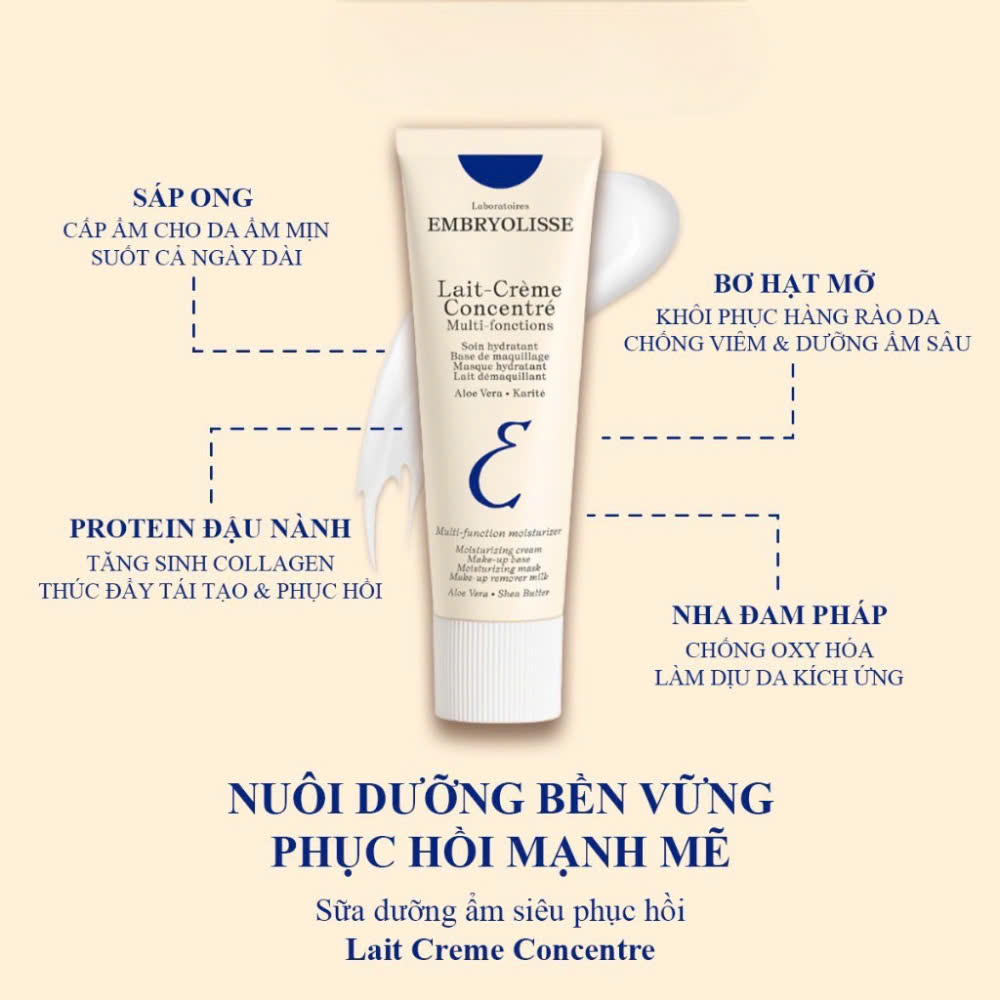 Kem dưỡng Embryolisse Lait – Crème Concentré 30ML / 75ML