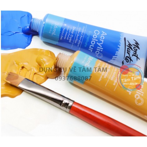 Màu Acrylic Mont Marte 18/24/36/48 x 36ml, Mont Marte Signature Acrylic Paint Set-Dụng cụ vẽ Tâm Tâm