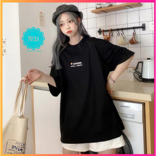 Áo thun cotton, áo thun unisex tay lỡ