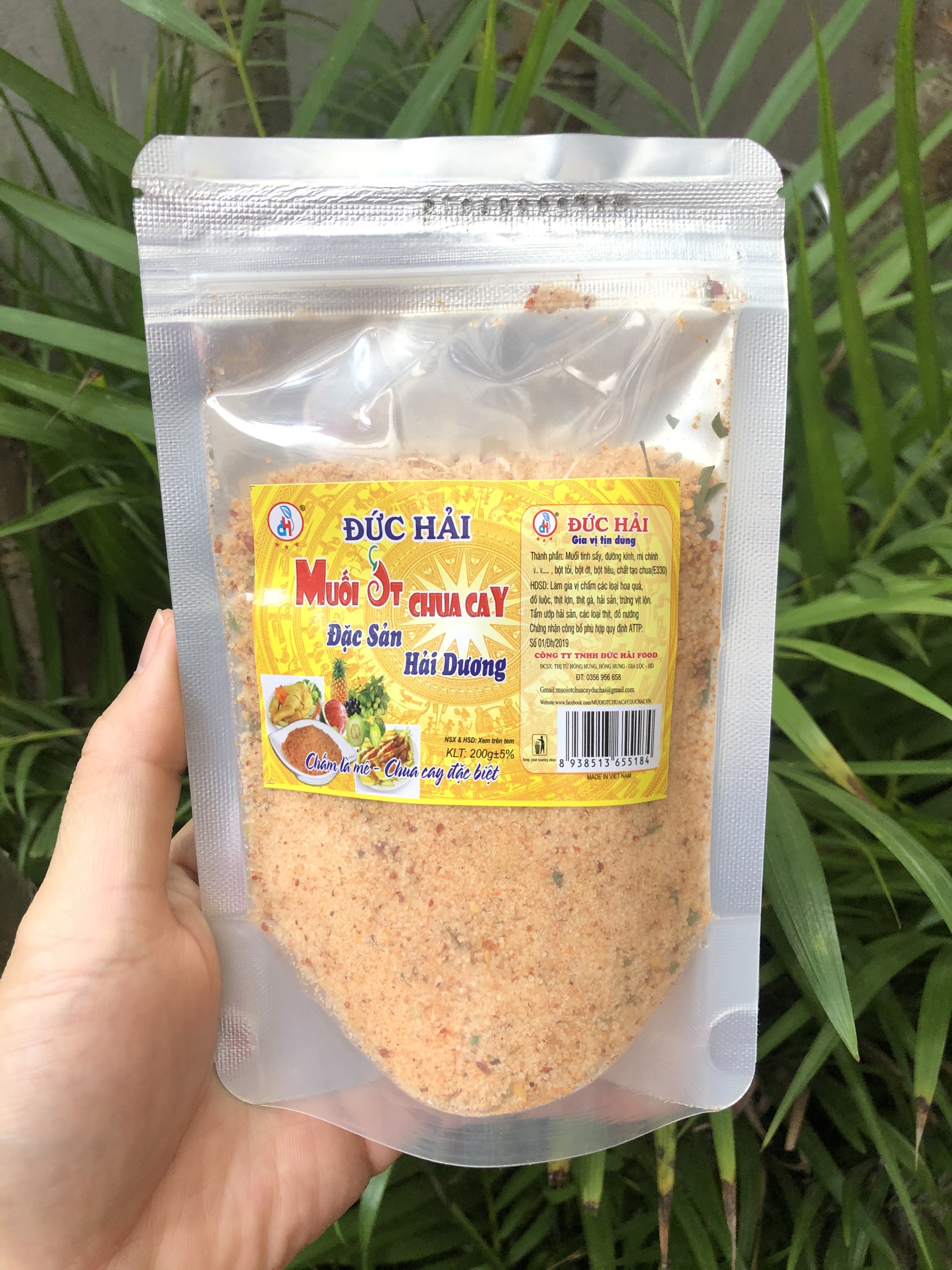 ⛔FREESHIP⛔ Gói 200g muối chua cay (GÓI 200G)