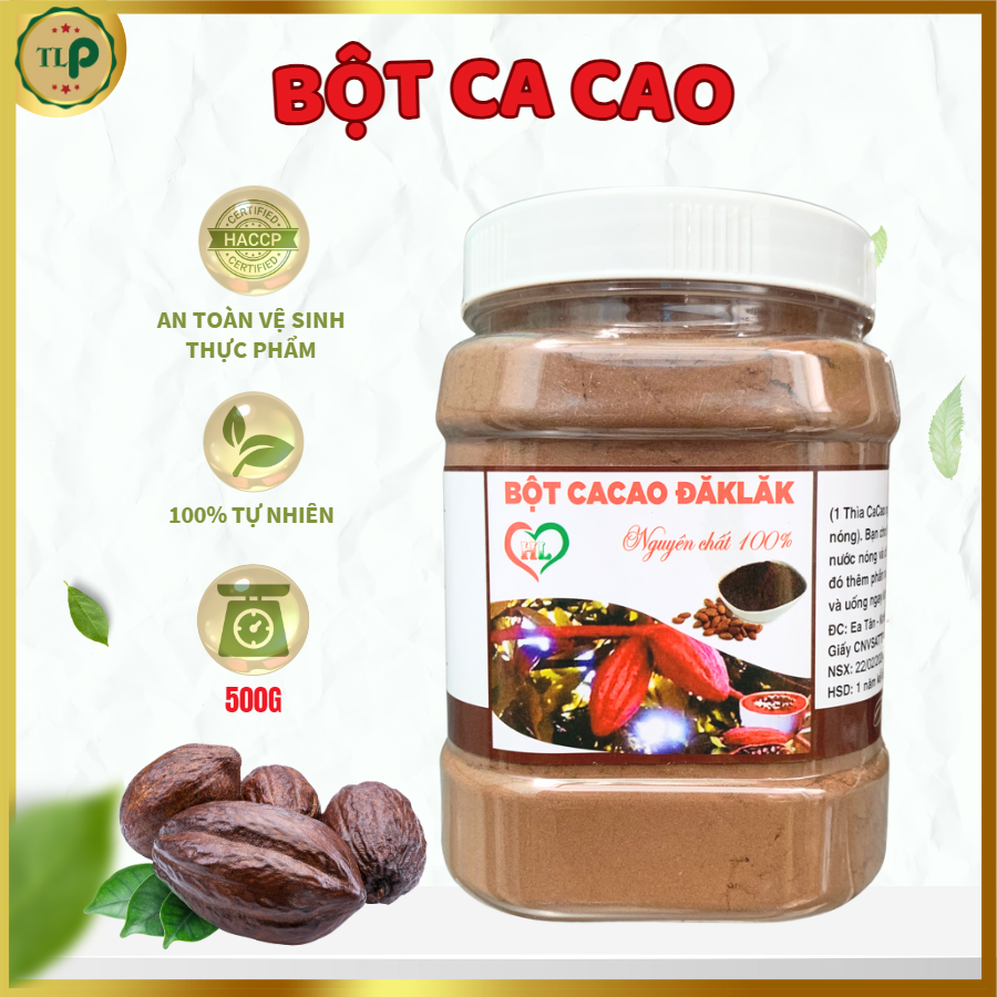 BỘT CACAO NGUYÊN CHẤT TÂN LỘC PHÁT HŨ 500G