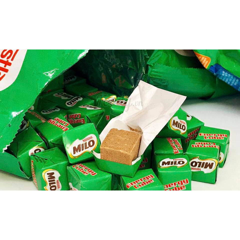 MILO viên cube,kẹo MILO nén lẻ 1 viên dùng thử