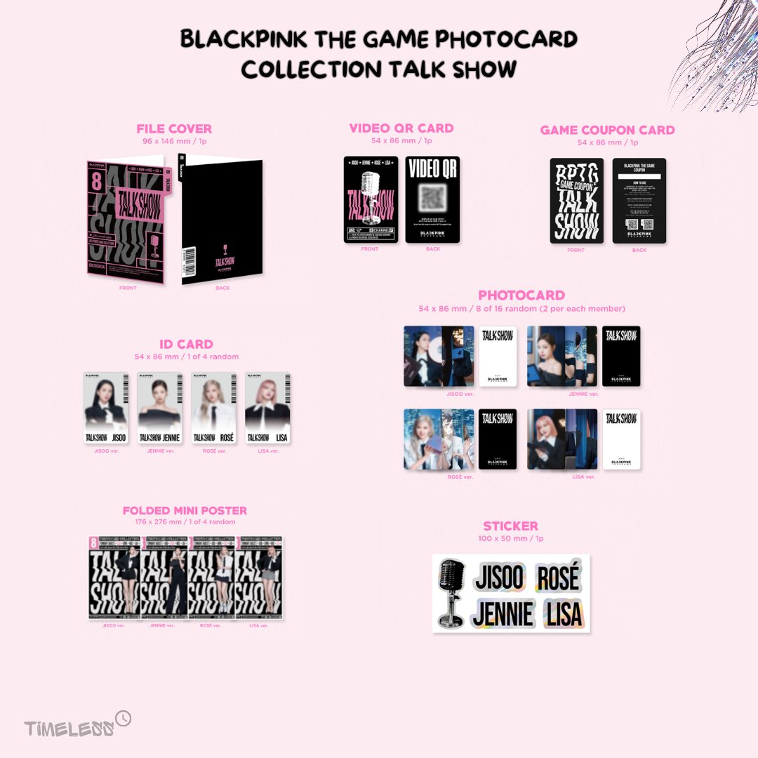 Bộ ảnh chơi game BLACKPINK - THE GAME card