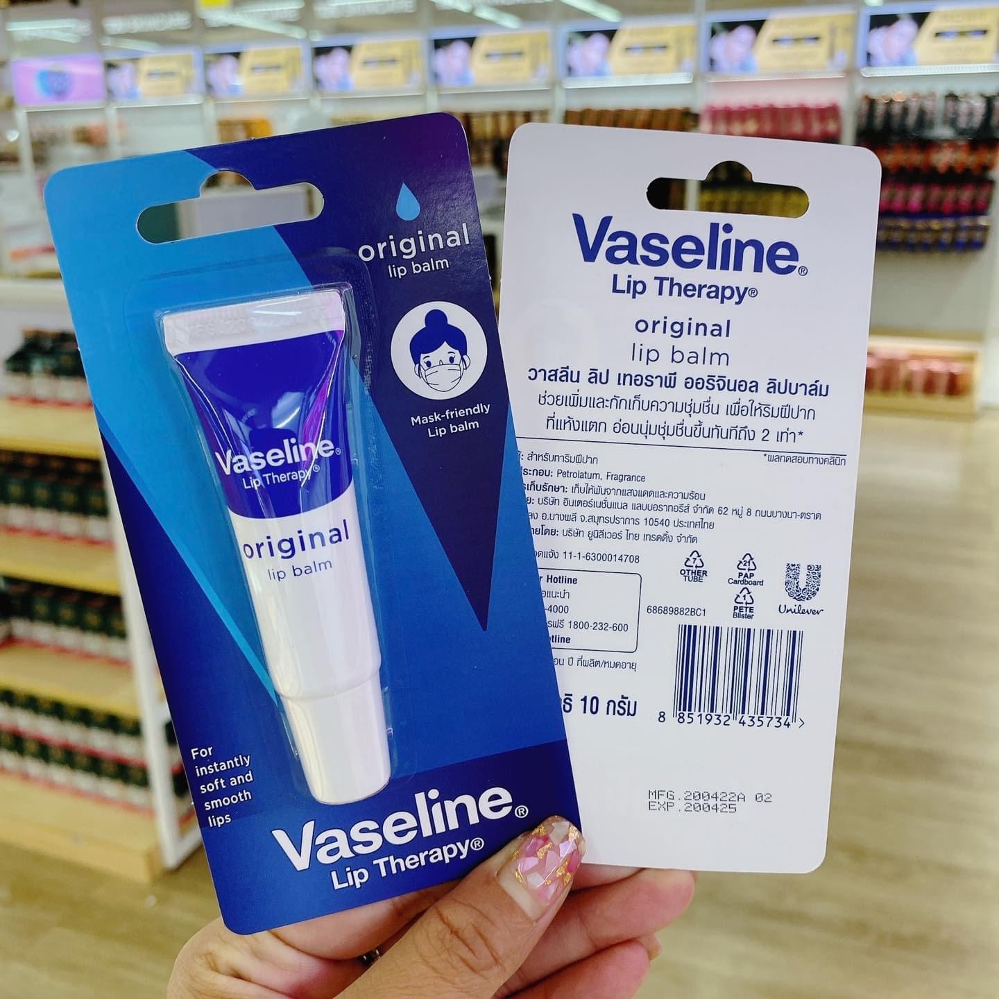Tuýp dưỡng môi Vaseline Lip Therapy Thái Lan