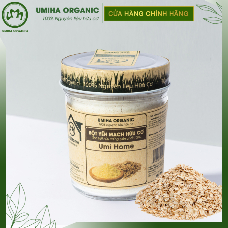 BỘT YẾN MẠCH HỮU CƠ UMIHOME nguyên chất làm đẹp tự nhiên giúp da luôn khỏe mạnh trắng mịn căng bóng và sạch nhờn