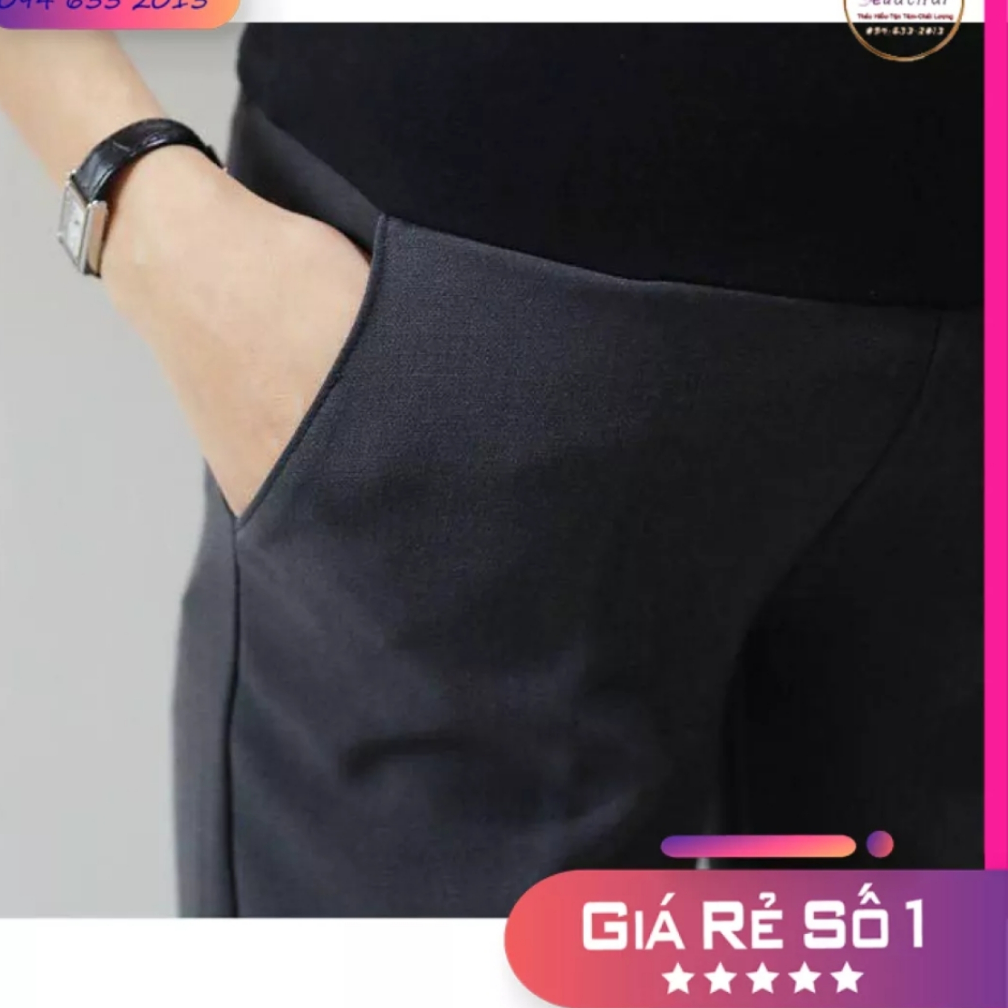 Quần bầu baggy công sở cho mẹ bầu thích mặc quần tây, được thiết kế bụng thun co giãn dành riêng cho mẹ bầu với chất vải mềm mại, gọn gàng, dễ vận động