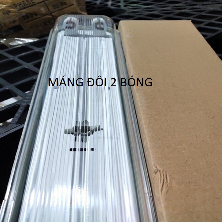 Máng chống thấm đôi 2 bóng 1,2m - Máng đèn led