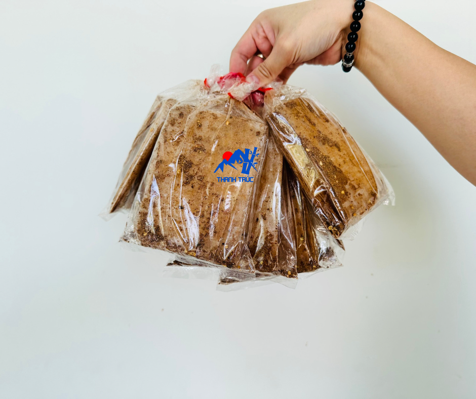 Bánh Tráng Lắc Muối Đen (Xau 10 bịch)