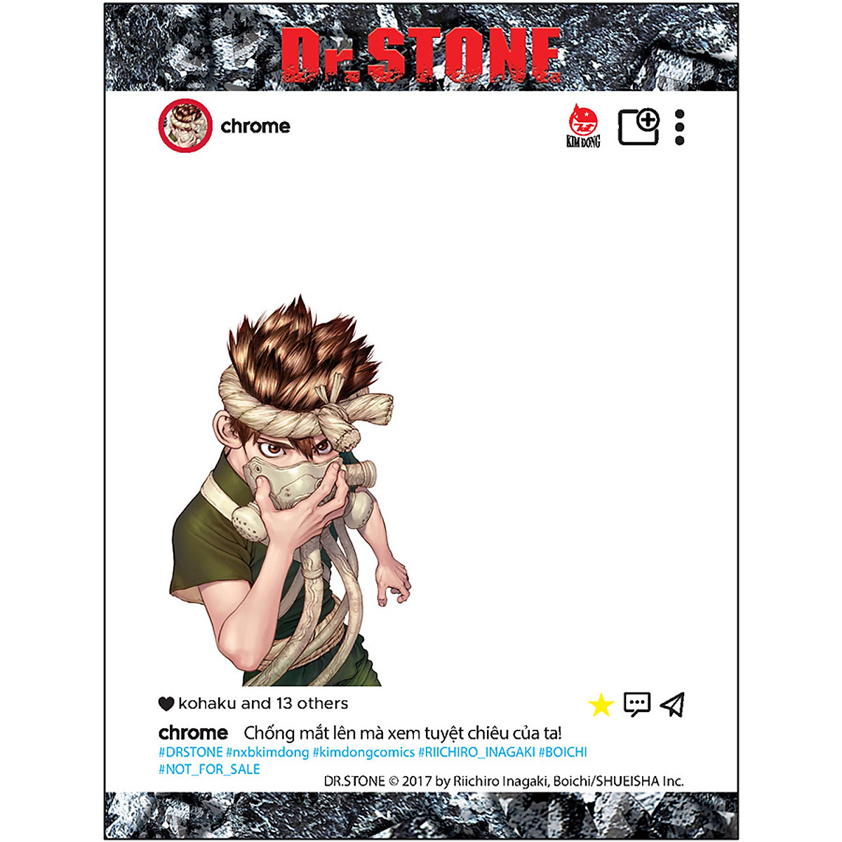 Dr. Stone Tập 8 - Đường Dây Nóng (Tặng Kèm Thẻ Sns)