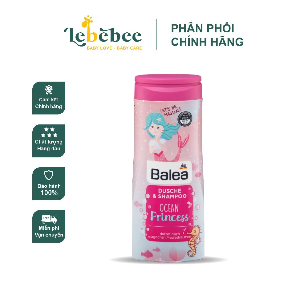 Sữa tắm gội cho bé gái