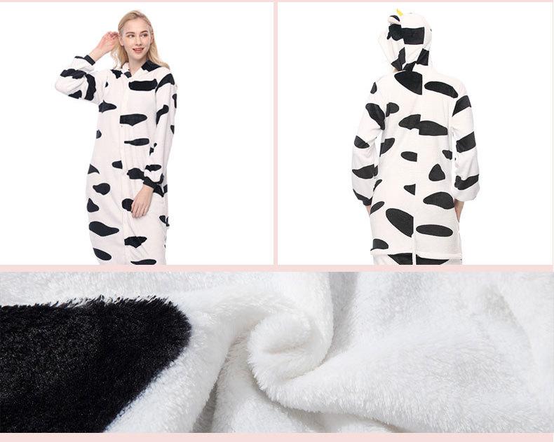 Bộ Đồ Thú Pijama Bò Sữa