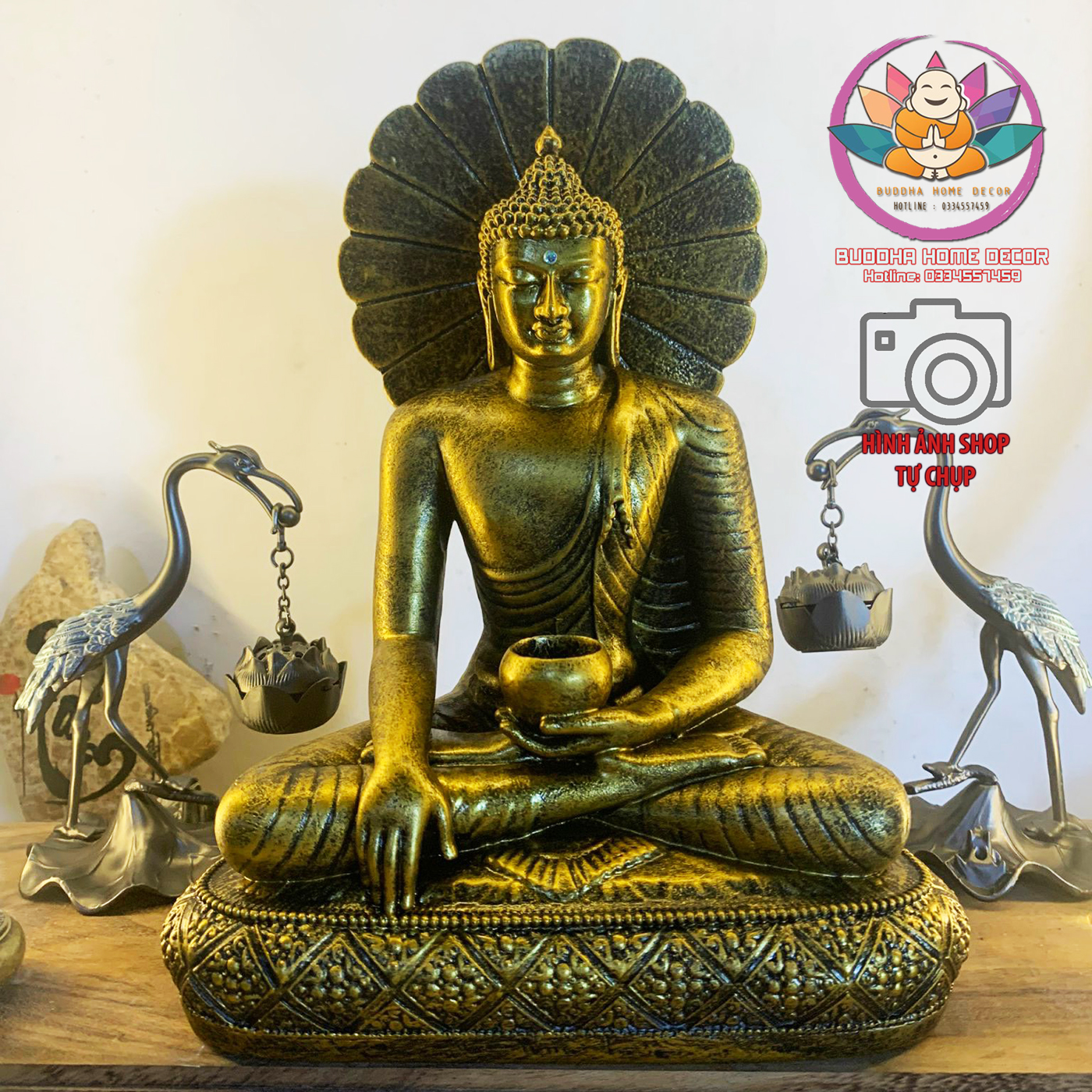 Tượng Phật Ngọc Bổn Sư 24 cm
