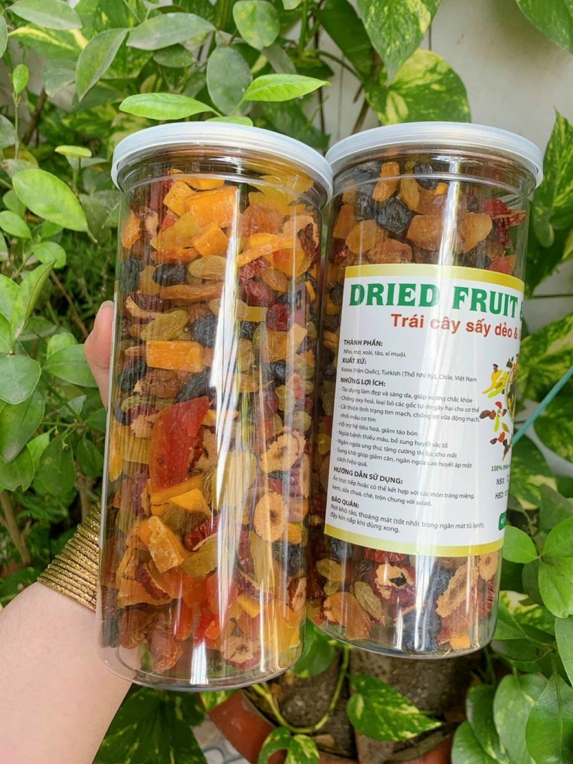 TRÁI CÂY MIX SẤY XÍ MUỘI (ĂN KIÊNG ĐƯỢC)