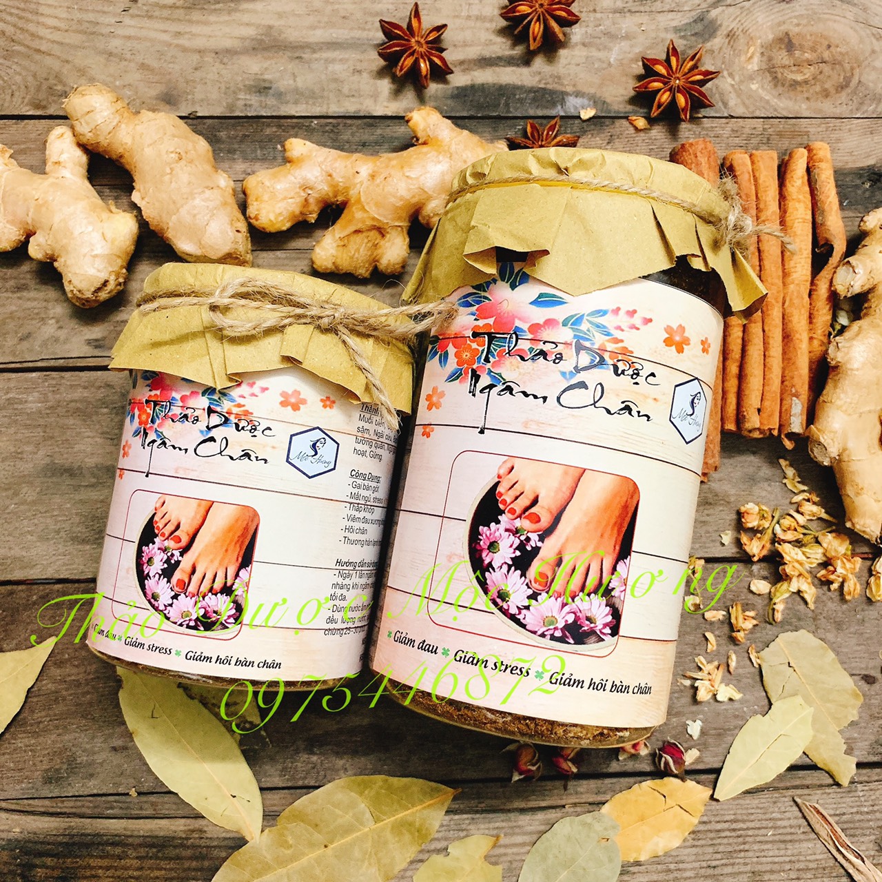 MUỐI NGÂM CHÂN THẢO DƯỢC MỘC HƯƠNG 500G - GIẢM NHỨC MỎI, KHỬ MÙI HÔI, GIẢM STRESS hiệu quả