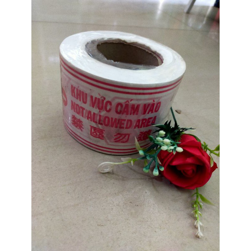 Băng keo cảnh báo công trình