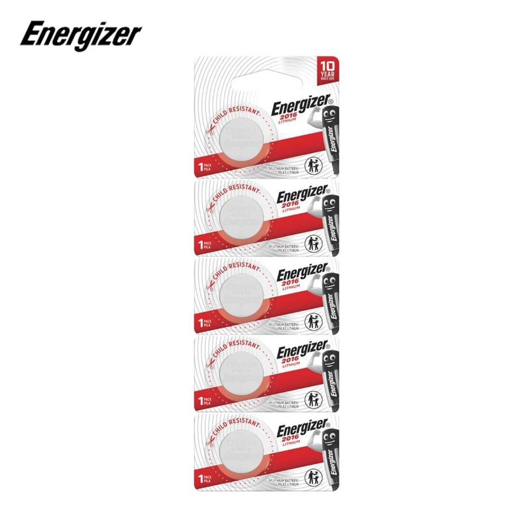 Pin Nút Áo Energizer Lithium 3V CR2016 vỉ 5 viên