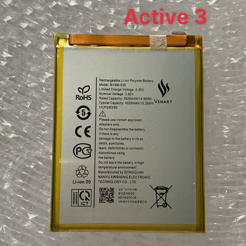 Pin vsmart active 3 /bvsm-530 pin zin dung lượng 4020mah