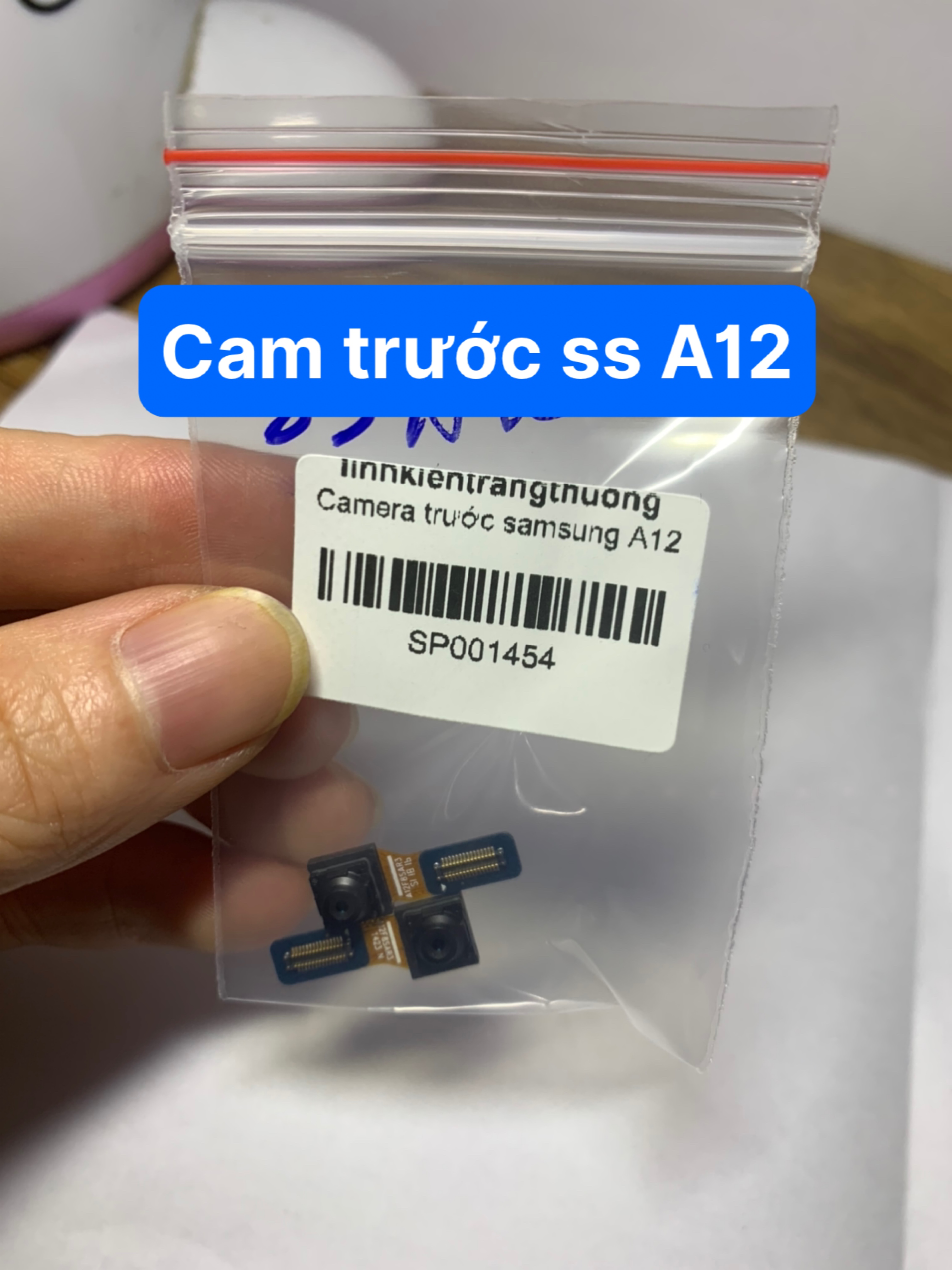 cụm camera trước zin mới điện thoại sam sung a12