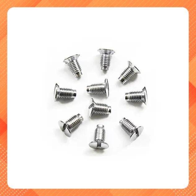 Combo 10 con ốc gắn máy may 1 kim và máy may vắt sổ , ốc kim và ốc mặt nguyệt