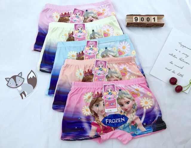 SET 5 QUẦN CHIP ĐÙI ELSA CHO BÉ (7-25kg)
