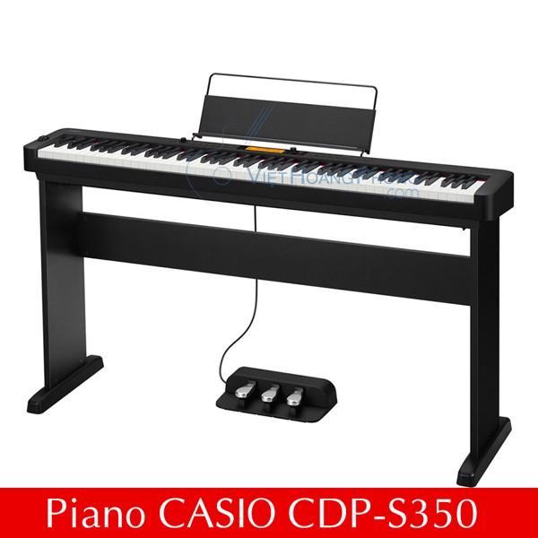 Đàn Piano Điện Casio CDP-S350 Kèm Giá nhạc + Pedal 3 + Chân đàn - HappyLive Shop