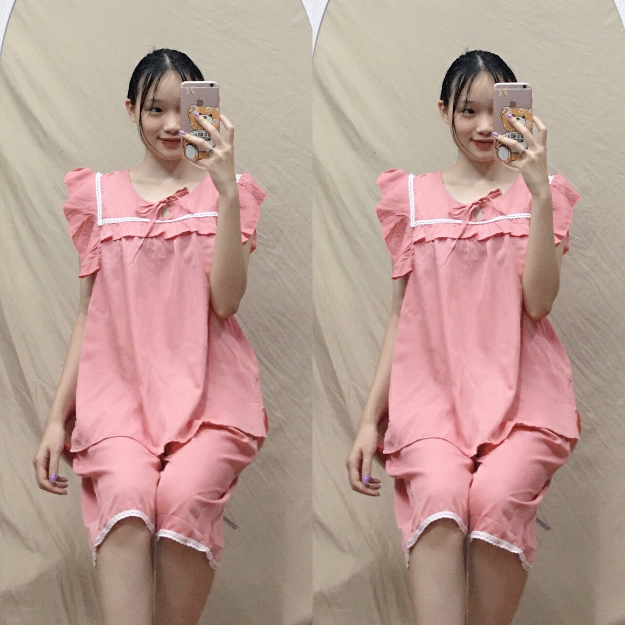Đồ bộ bầu mặc nhà mùa hè