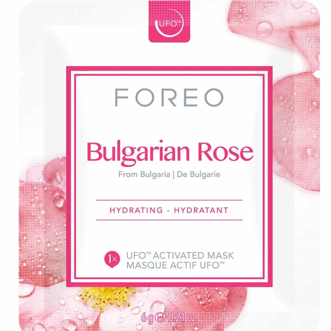 Mặt nạ foreo hoa hồng – bulgarian rose - mặt nạ foreo ufo mask
