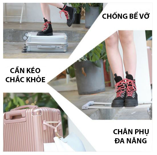 [SALE ĐẬM SÂU] Vali Kéo Du Lịch A301 (Size 20 Inch) Đẹp Thanh Lịch