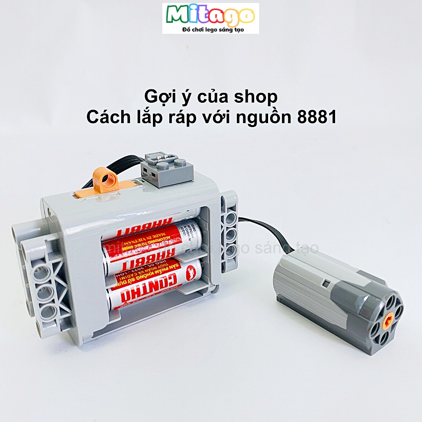 Mô hình lắp ráp Động cơ technic motor M tương thích 9686 bảo hành 1 đổi 1