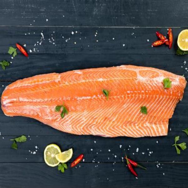 Cá Hồi Phi Lê cắt miếng 1kg (GIAO HCM)