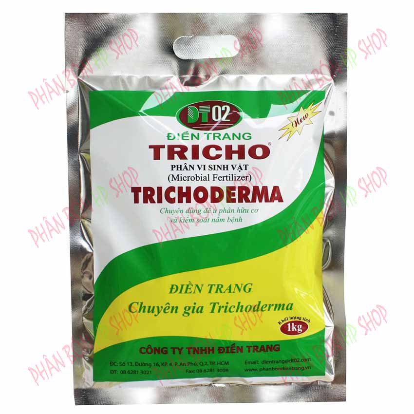 PHÂN VI SINH VẬT TRICHODERMA (1KG) - Chuyên dùng để ủ phân hữu cơ và kiểm soát nấm bệnh.