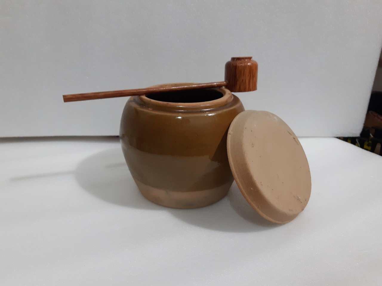 Hủ sành, Khạp mini và gáo dừa múc