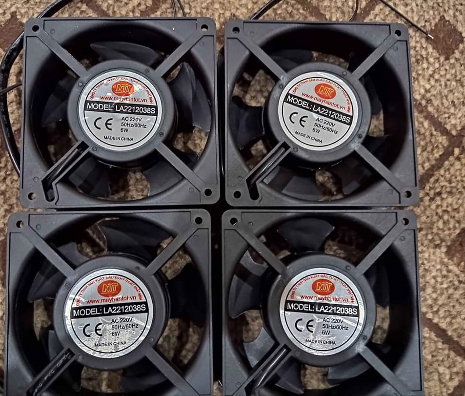 Quạt tốc cao 220v- 3800vong/phút -2 chiếc