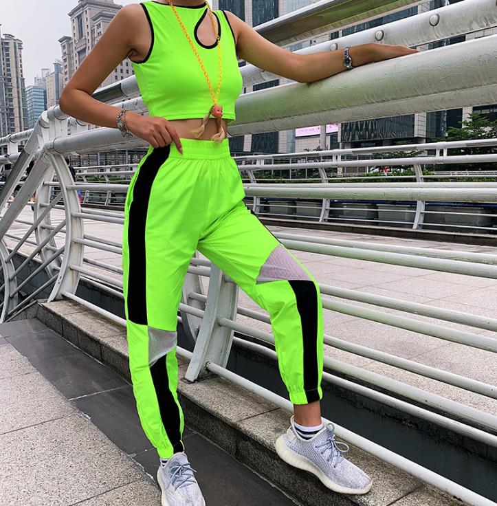 Quần Jogger Xanh Neon