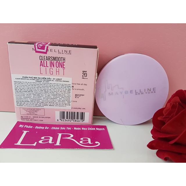 (CHINHHANG) PHẤN PHỦ MAYBELLINE CLEARSMOOTH ALL IN ONE LIGHT
