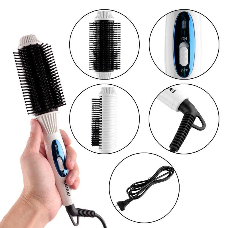 Lược điện làm đẹp tóc kemei 8110