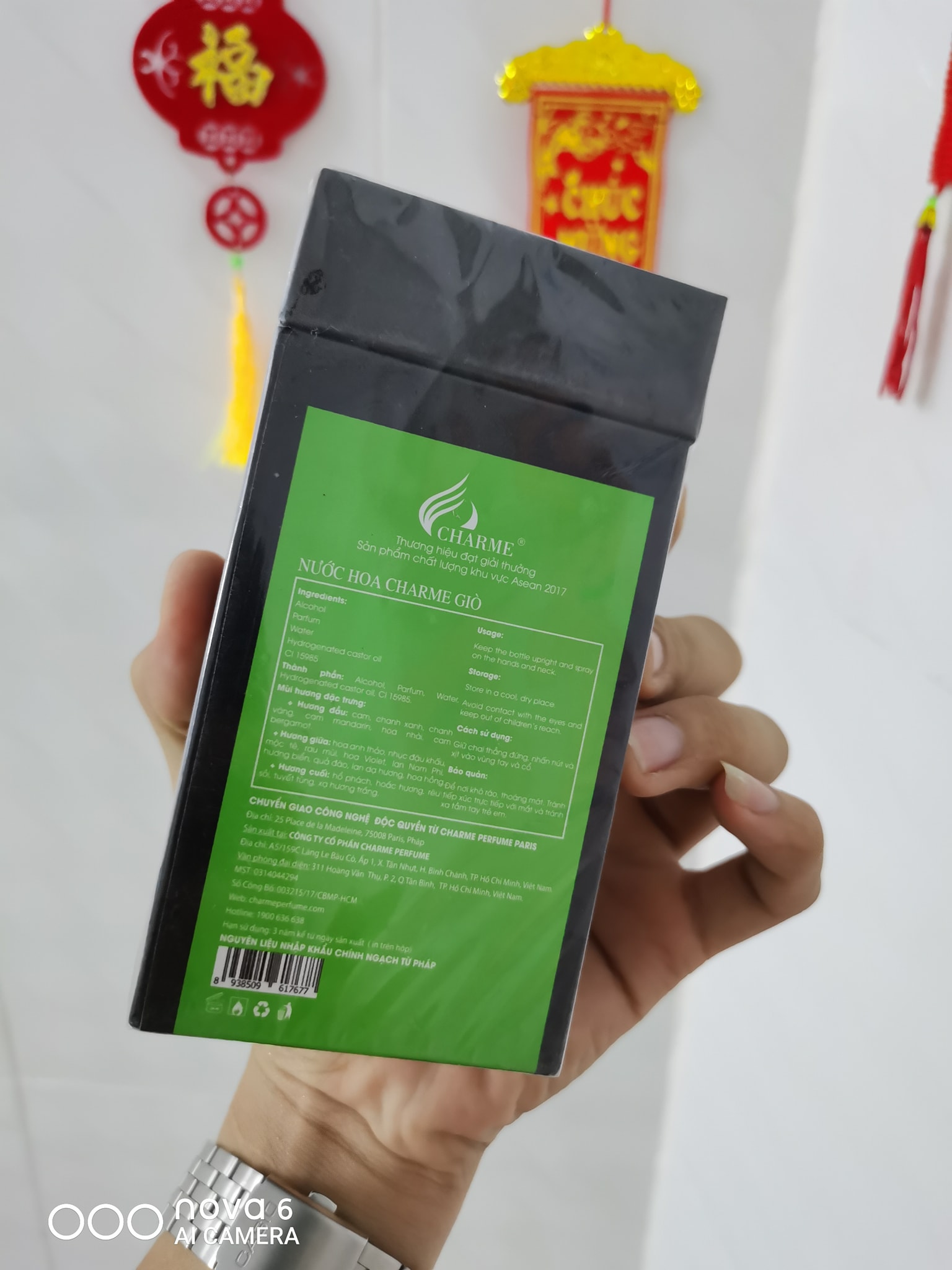 [HCM ] Nước Hoa Nam Charme_Giò 80M (Tone Mùi Acqua Di Giò Pour Homme)