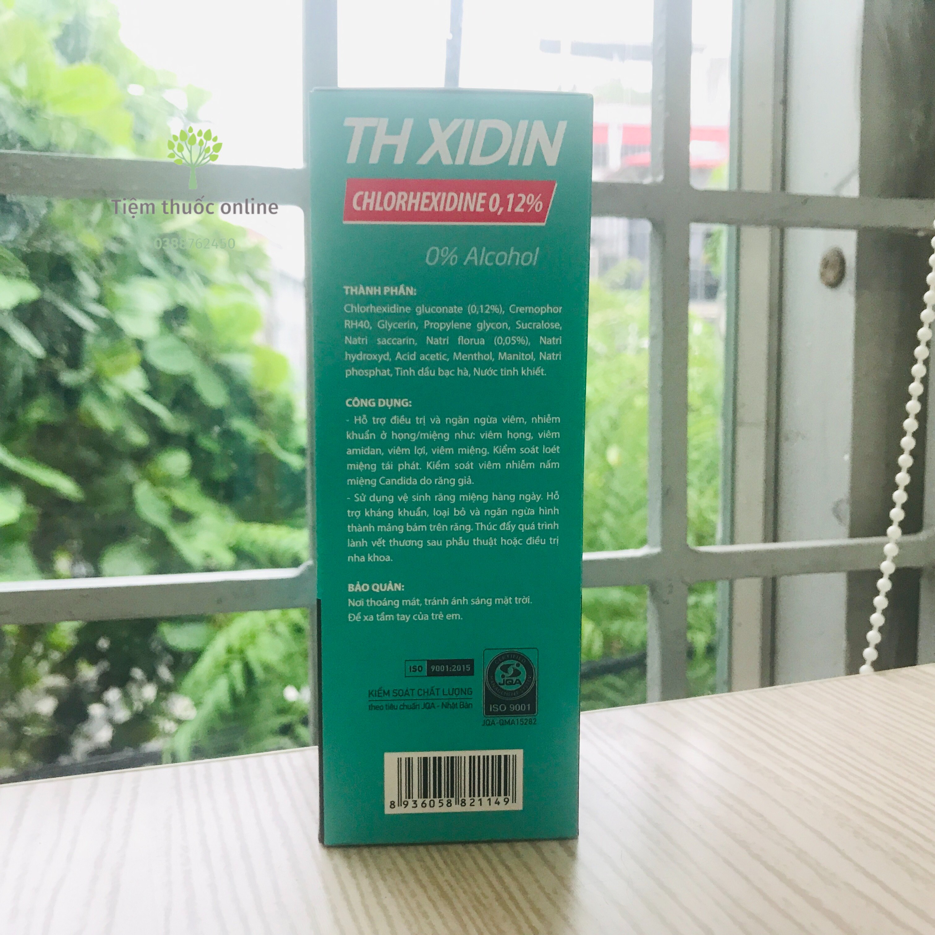 Nước súc miệng họng TH XIDIN chai 250ml