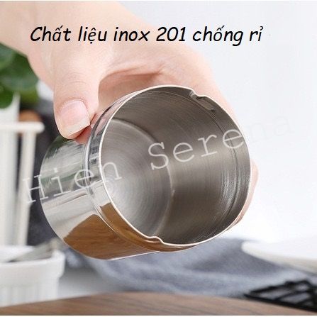 Lọ rắc bột, lọ rắc cacao (inox xịn)