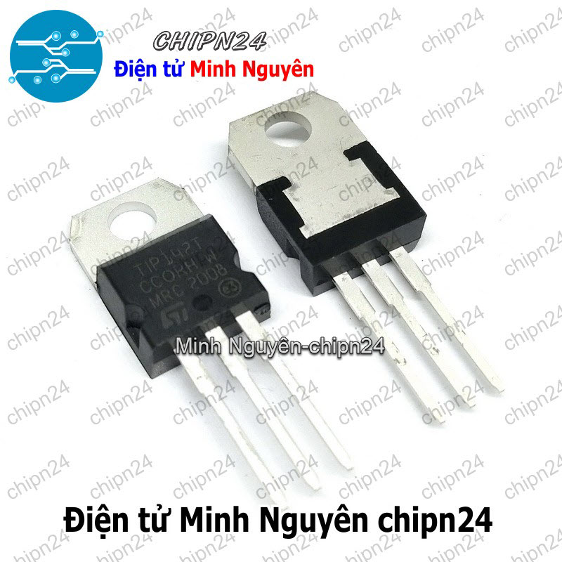 [3 con] (KT1) Transistor TIP142 TO-220 NPN 10A 100V (TIP142T TIP 142) - HH006926