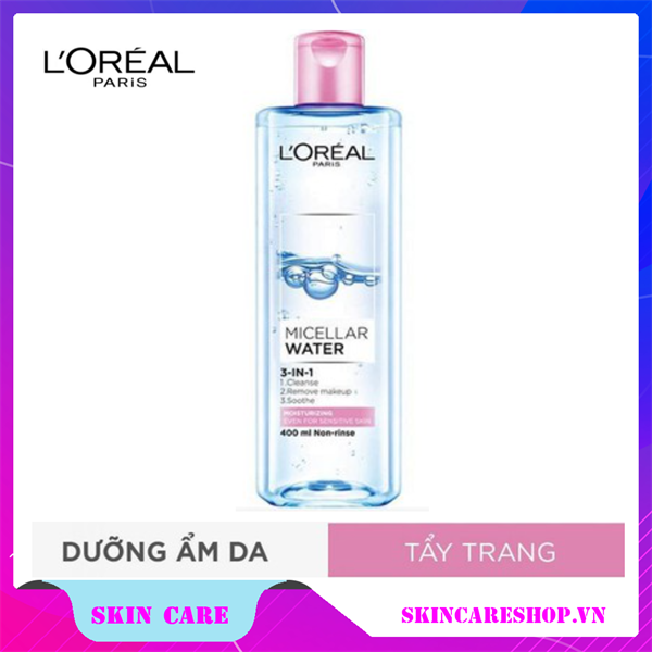 Nước Tẩy Trang L'Oreal Paris Micellar Water 400Ml