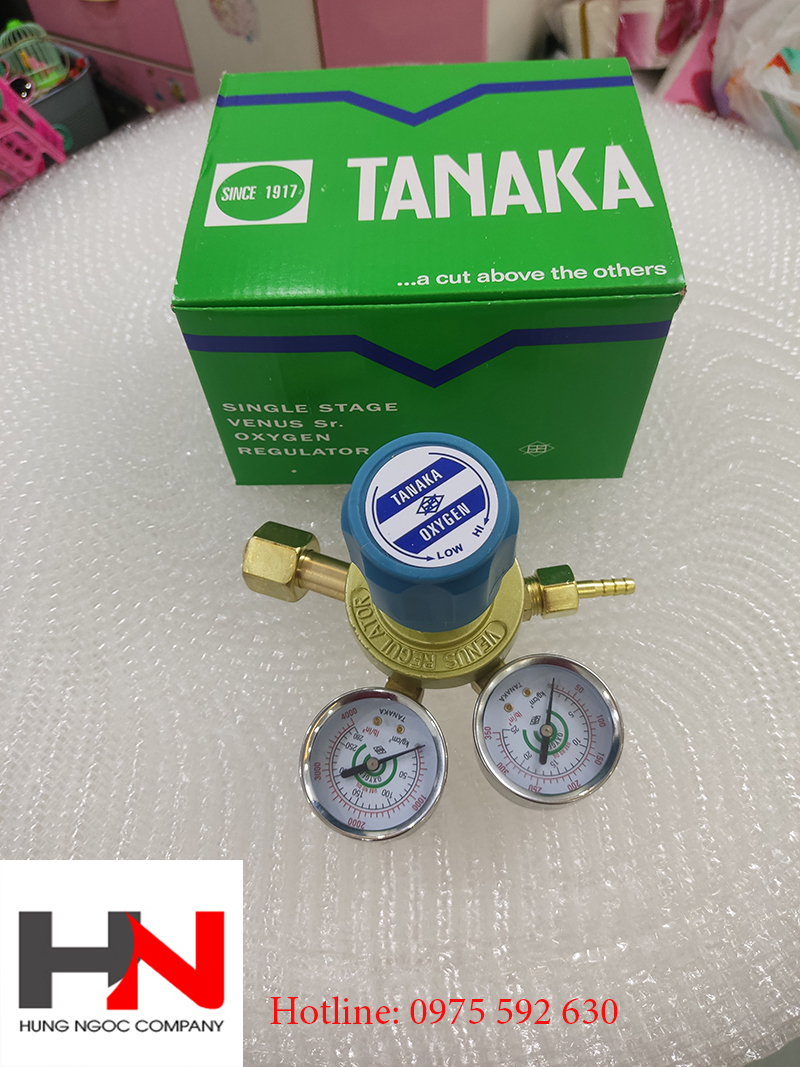 Đồng hồ giảm áp khí oxy TANAKA