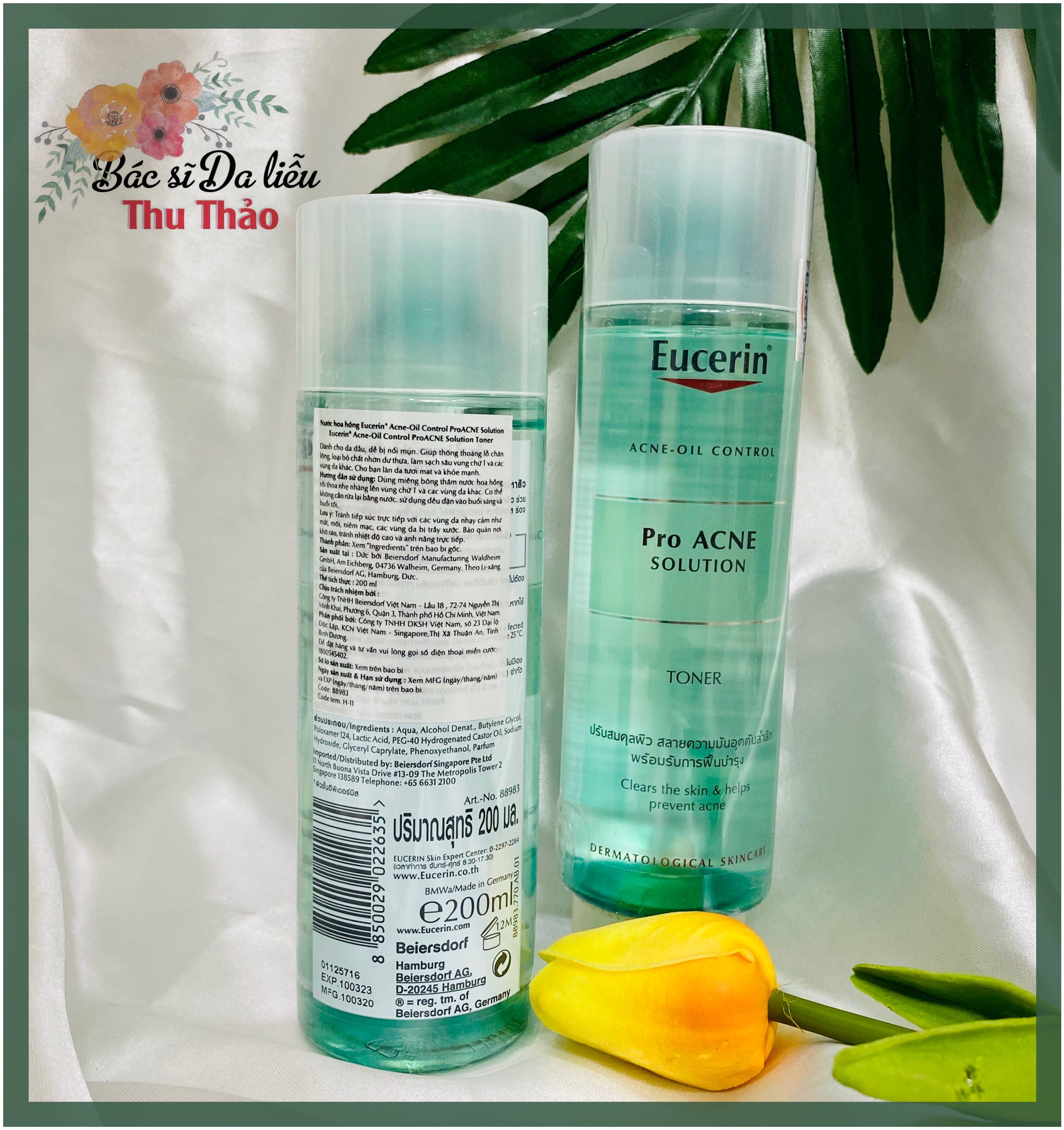 [200mL] TONER EUCERIN PRO ACNE SOLUTION - DÀNH CHO DA MỤN