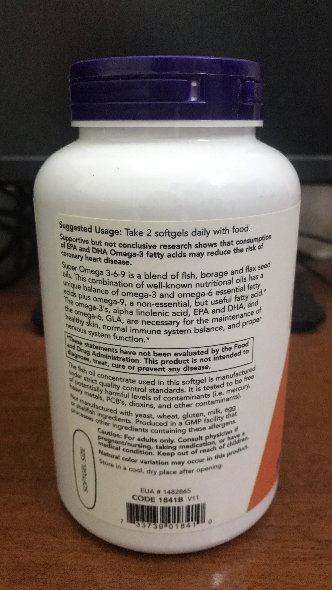 Super Omega 3-6-9 1200mg