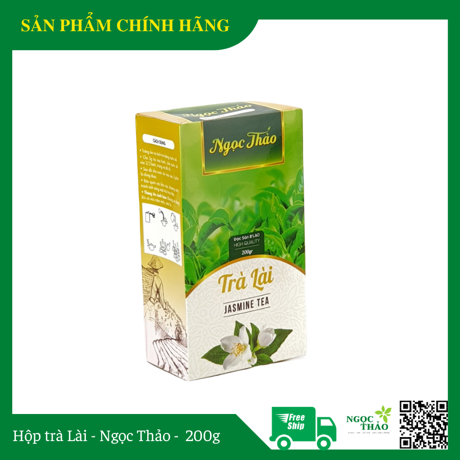 Trà lài Ngọc Thảo hộp 200g - Thơm ngon, đậm đà