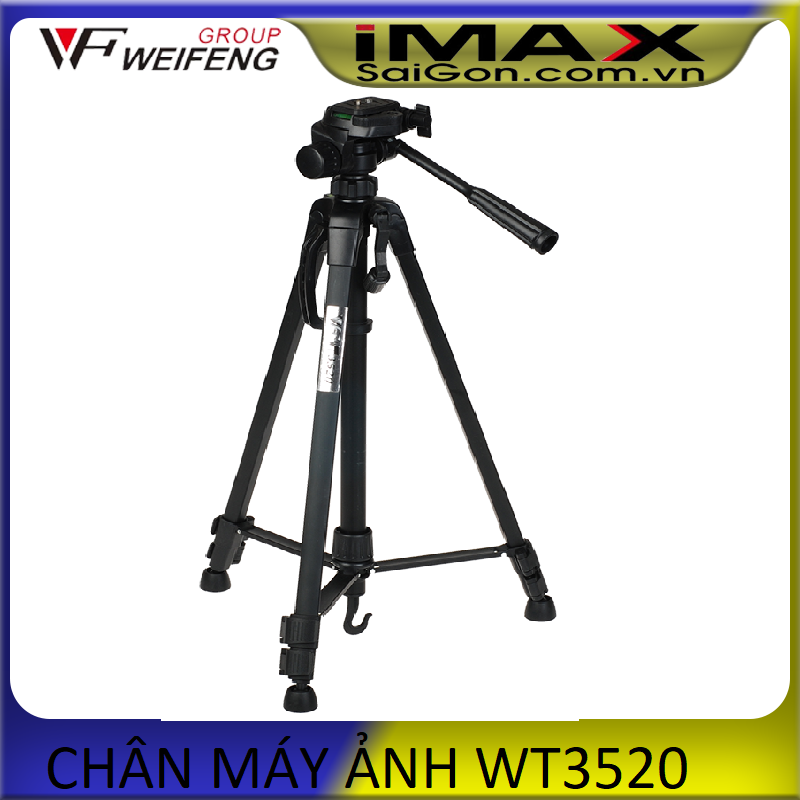 Chân máy ảnh Tripod Weifeng WT-3520 + Gá kẹp điện thoại