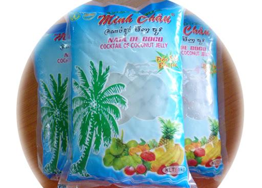 Thạch dừa Minh Châu - túi 1Kg