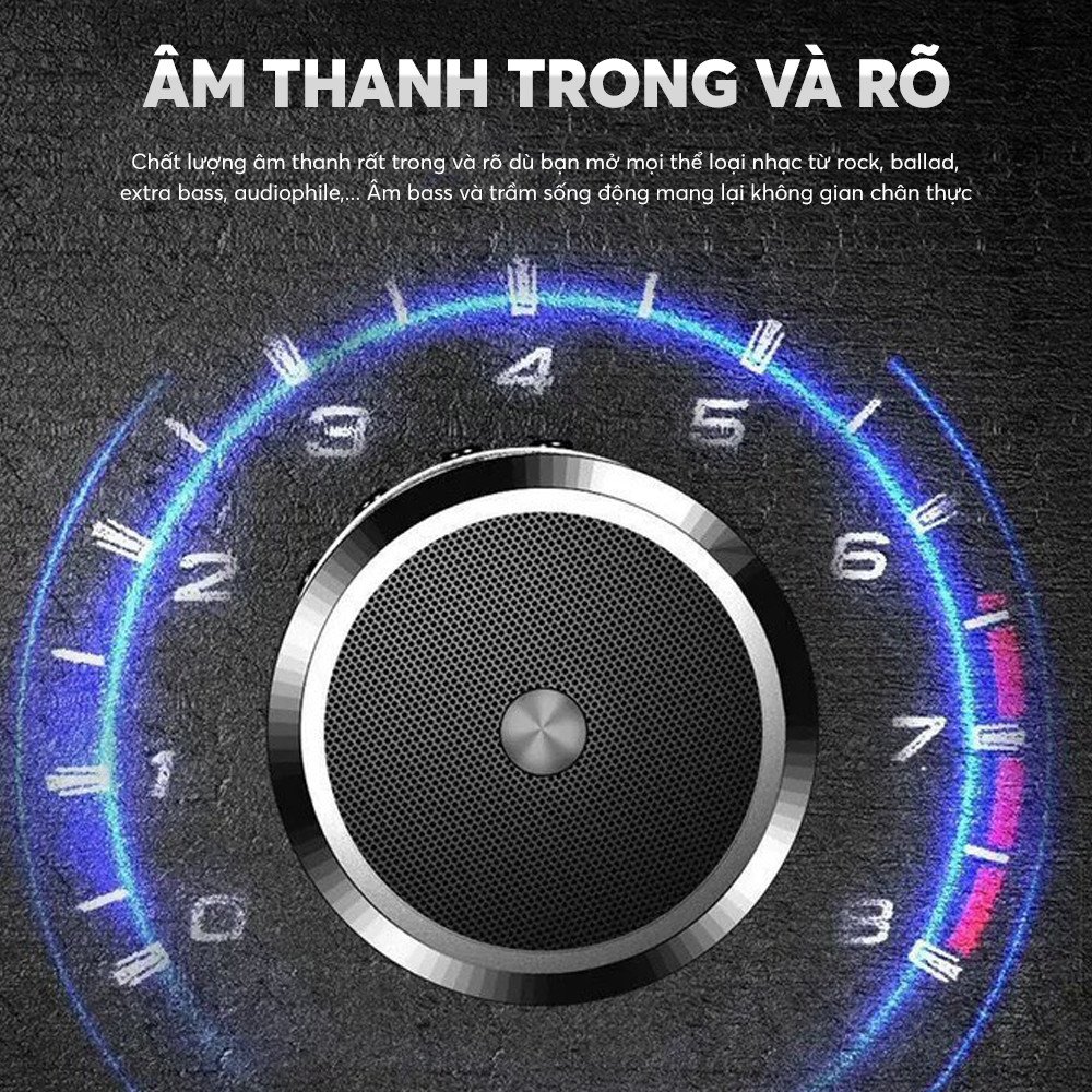 Loa Bluetooth Mini WS887 Loa Nghe Nhạc Không Dây Nhỏ Gọn Có Dây Treo