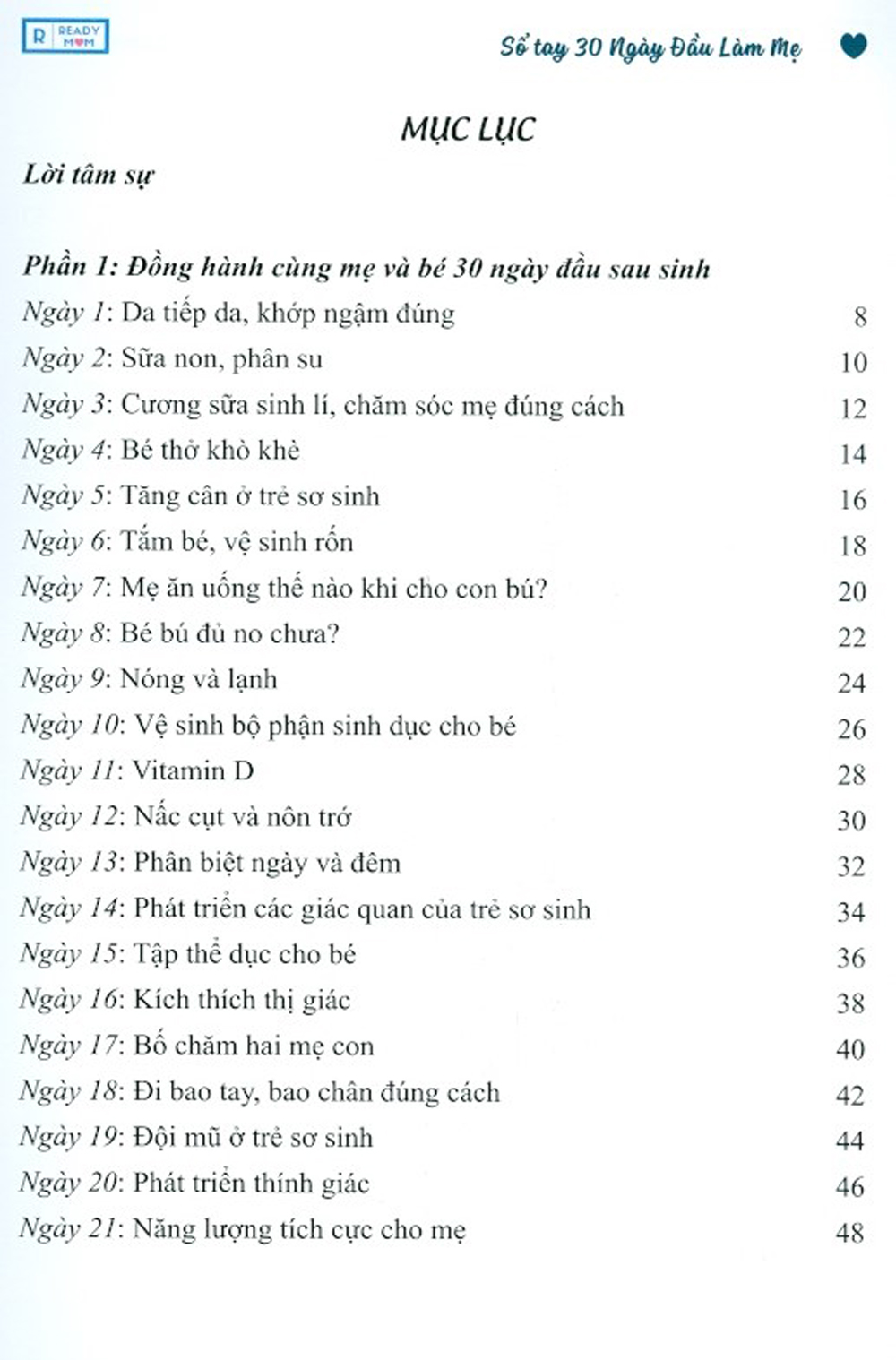Sổ Tay 30 Ngày Đầu Làm Mẹ