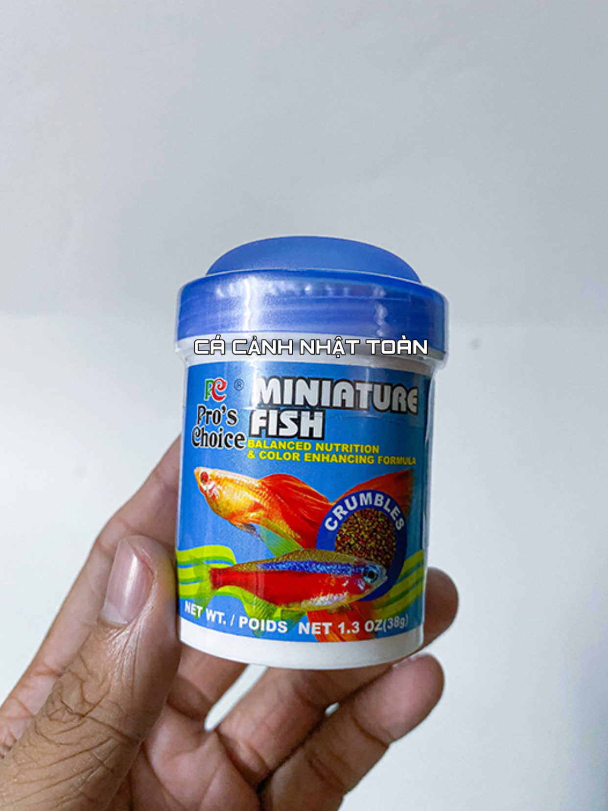 "hoàn tiền đến 10%" thức ăn chuyên cho cá thủy sinh miniature fish prochoice đài loan 38g